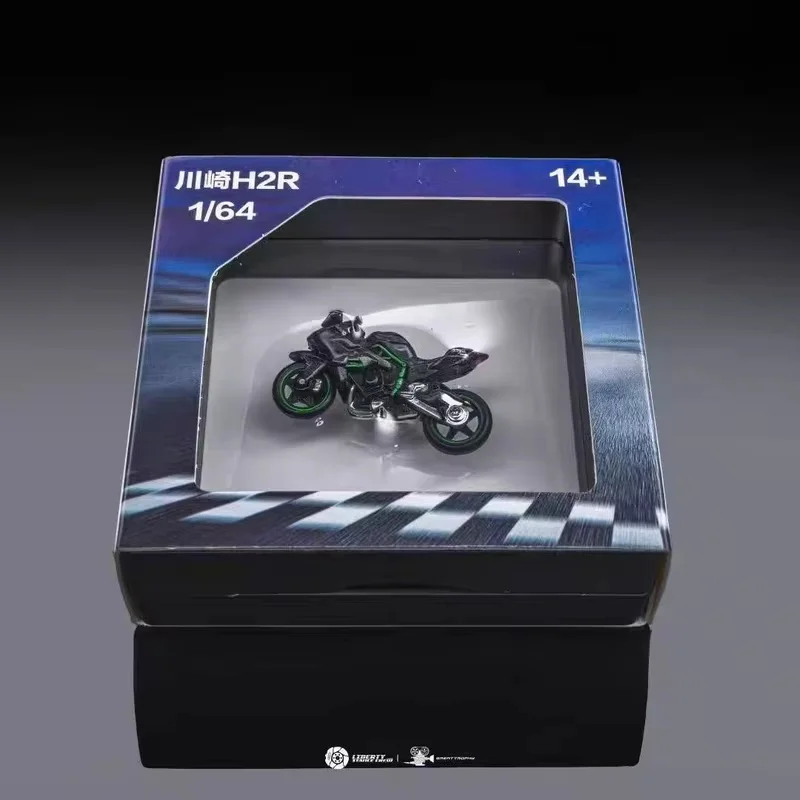 

Новинка в наличии 1:64 Kawasaki H2r мотоцикл из сплава, модели мотоциклов, полицейские мото, игрушки на заказ для детей, игрушки с орнаментом