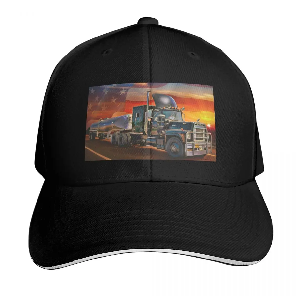 Convoy Baseball Cap Contrast Two Tone Brim Snapback Flat Bill Strapback Dad Hat