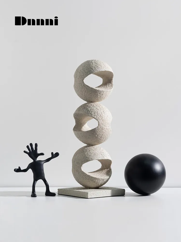 Endless Ball Ornament Resin Simple Modern Home Living Room Model Room Entrance Bogu Frame Soft Decoration Jewelry