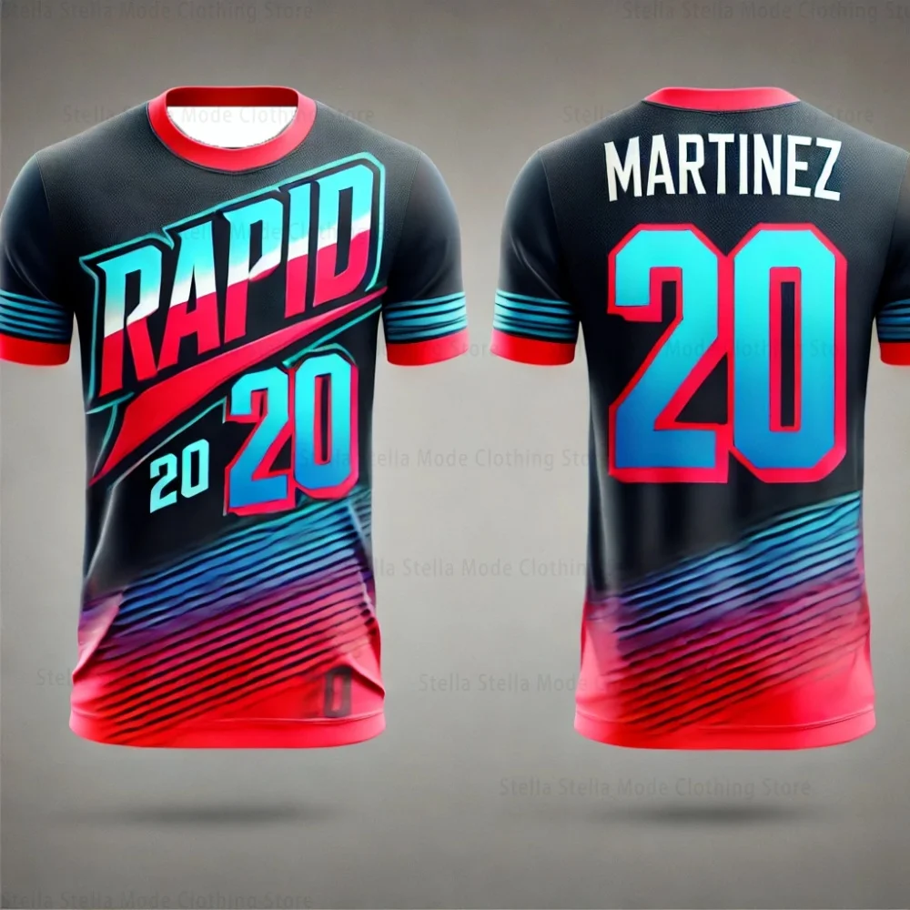 

Мужские, женские и детские летние футболки 2025 года, трикотажные изделия, футболки спортивного кроя, спортивная одежда для полной свободы движения в всех направлениях, летняя