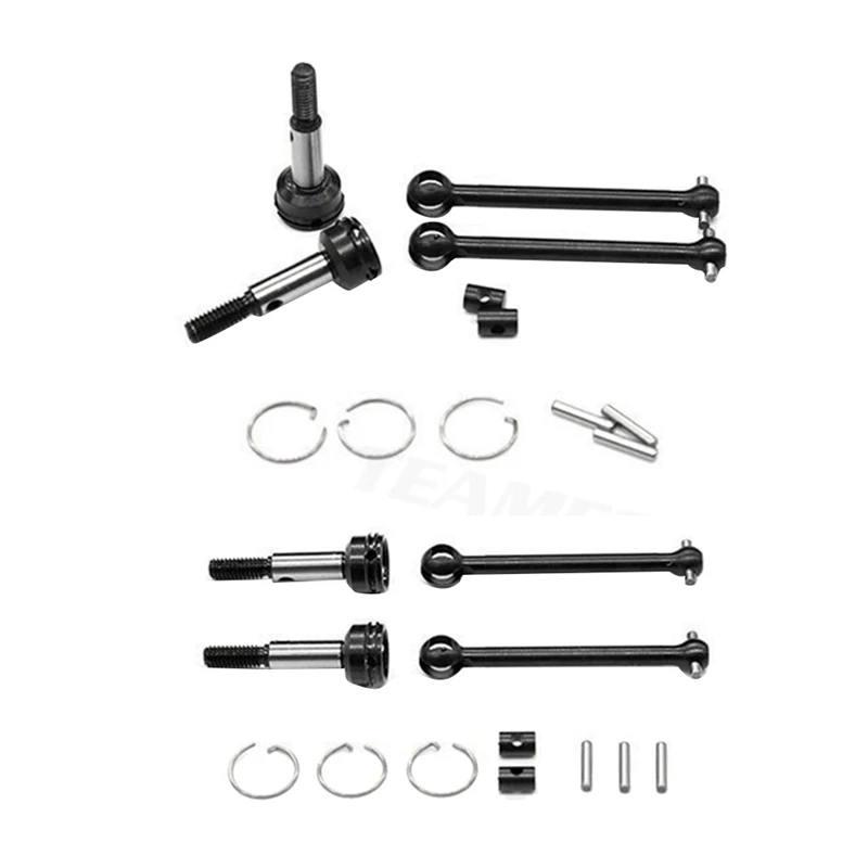 1Pair Front And Rear Drive Shaft CVD 42Mm 39Mm For 1/10 Tamiya XV-01 TC-01 XV01 TC01 RC Car Upgrades Parts