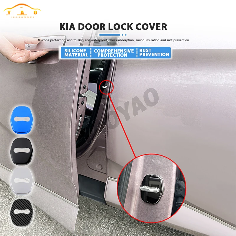 

4Pcs Stainless Steel Car Door Lock Protective Cover Case For BYD Atto 3/Tang/Dolphin/Song PRO/Han/Qin Accessories Car-Styling