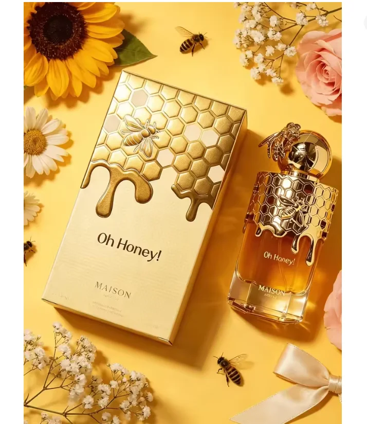 

Oh Honey Scented Perfume, Layered Aroma of Honey, Fresh Blooms and Sweet Fruits, Warm Woody Finish for Complete Atmosphere