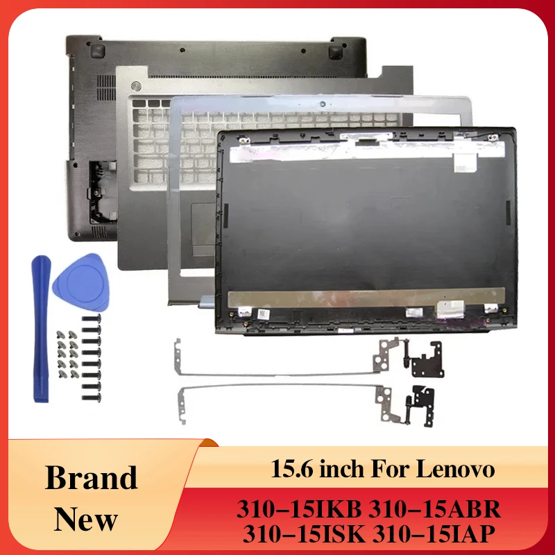 

Задняя крышка ЖК-дисплея для ноутбука/передняя панель/петли/подставка для рук/нижний чехол серебристый для Lenovo ideapad 310-15IKB 310-15ABR 310-15ISK 310-15IAP