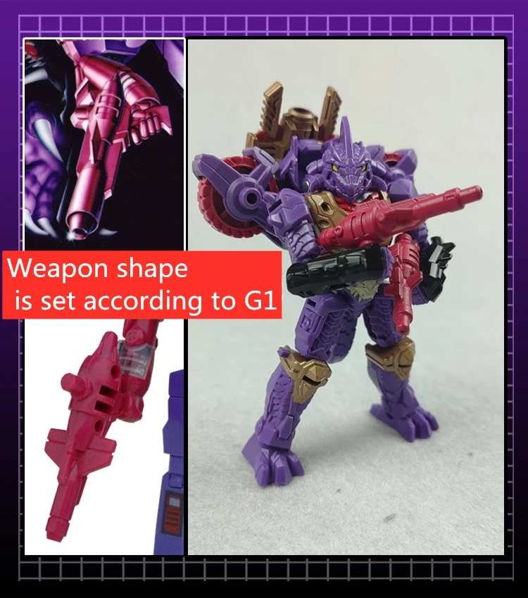 115 Studio YYW-27 Multifunction Weapon Upgrade Kit G1 Gun For Transformation Legacy CORE CLASS IGUANUS Figure Robot Accessories