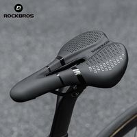 ROCKBROS Bicycle Saddle Seat Lightweight Soft Sponge Cushion Saddle Waterproof Breathable Hollow Bike Seat MTB Road Bike Accesso