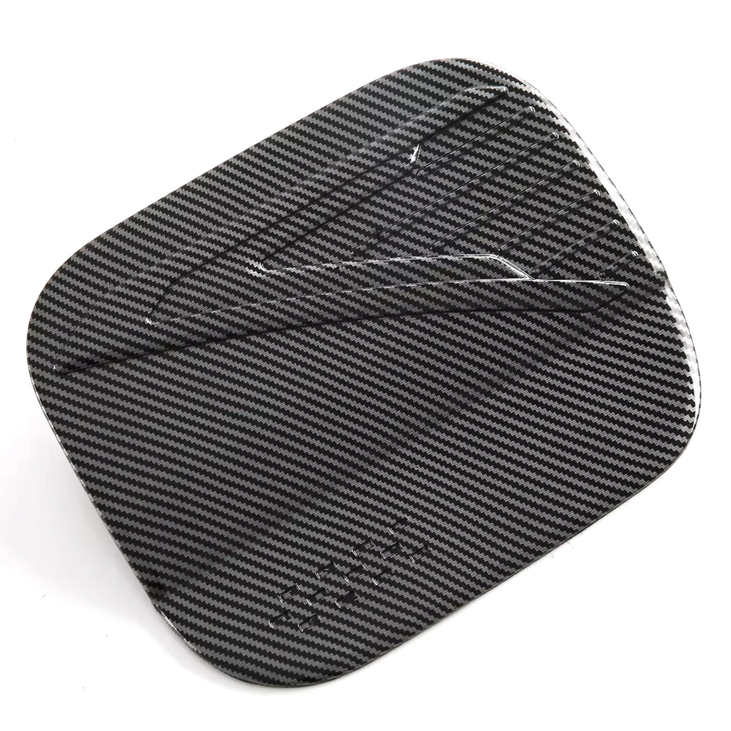 

For Hyundai Santa Fe 2024-2025 Carbon Black Oil Fuel Tank Cap Cover Trim ABS Exterior Car Accessories 1pc