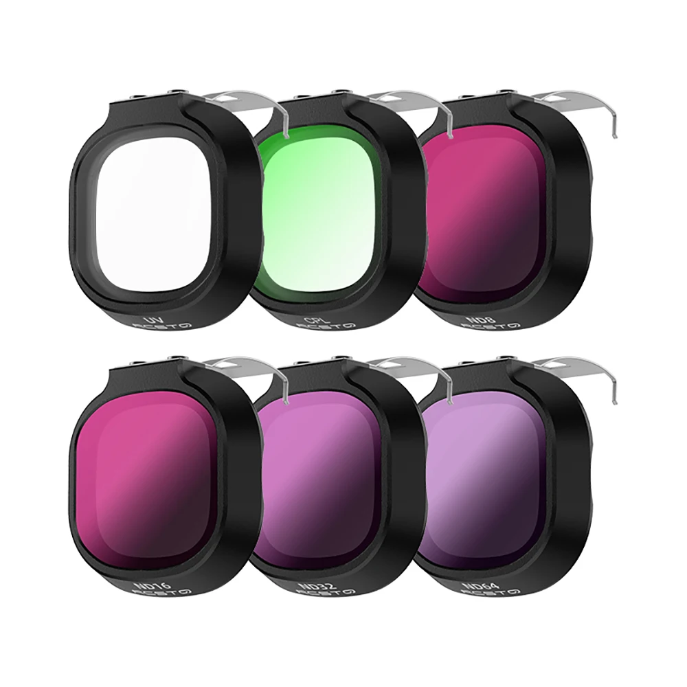Zestaw filtrów do obiektywu drona RCSTQ do DJI Neo2, zestaw filtrów ND ND8 ND16 ND32 CPL UV, filtr antyrefleksyjny do kamery, akcesoria do drona — zdjęcie produktu 7