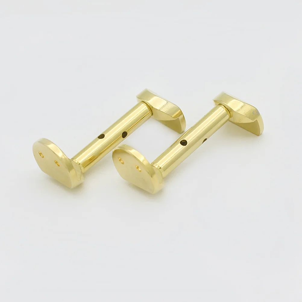 2 قطعة الكمان الذقن بقية المسمار استبدال المعادن تركيبات دائم الاستخدام العملي الكمان ملحقات أجزاء الذقن بقية المشابك اكسسوارات #3