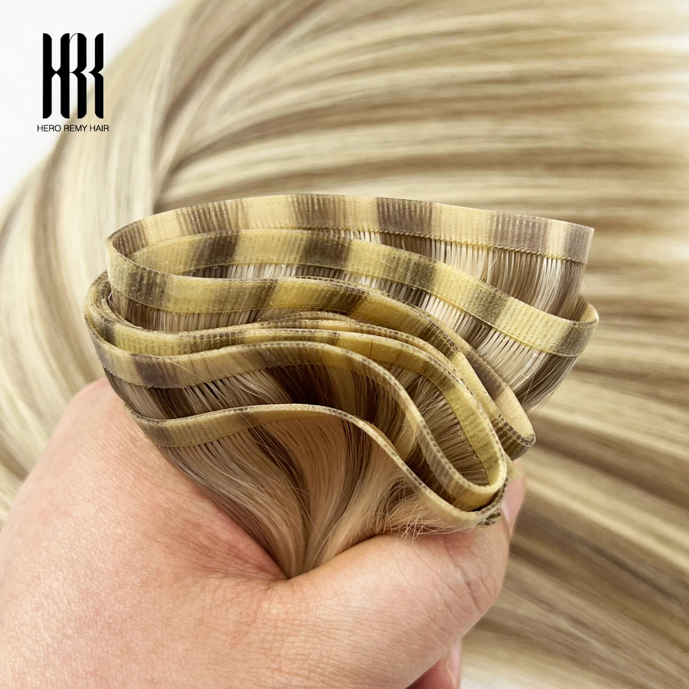 

100% Real Remy Human Hair Bundles Flat Weft Straight Indian One Donor Natural Color Human Hair 50G Women Hair Weft 16-24 inch