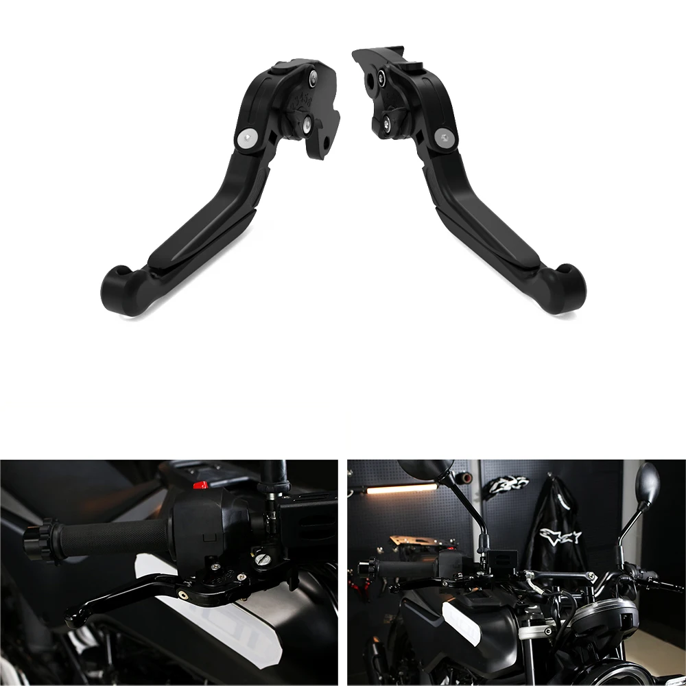 

Motorbike Adjustable Brake Clutch Levers For Husqvarna Svartpilen 125 401 Vitpilen 401 KTM 390 ADV Duke125 200 390 RC125 200 390