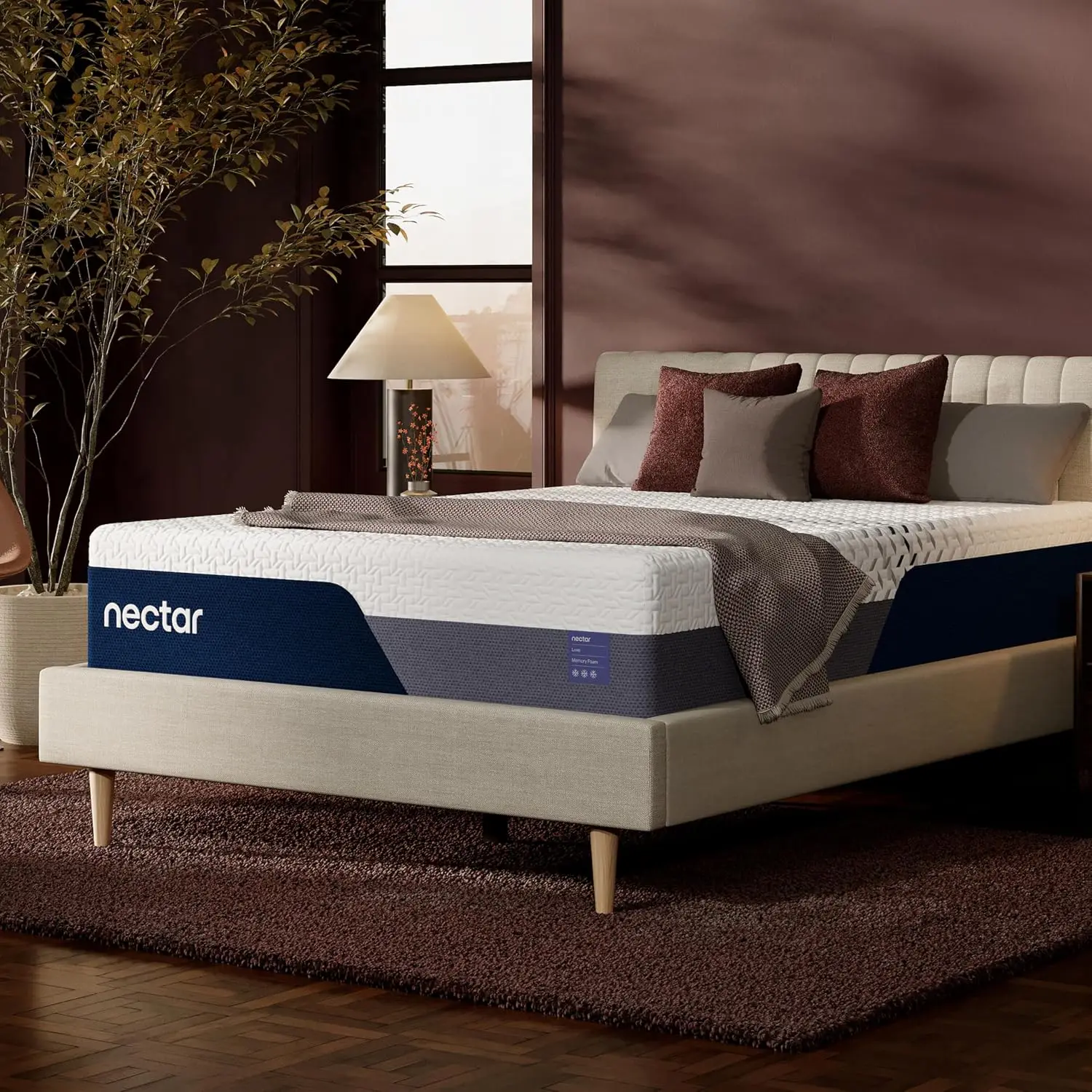 Luxe 14” Memory Foam Mattress, Queen, Medium Feel, 1-Year Trial