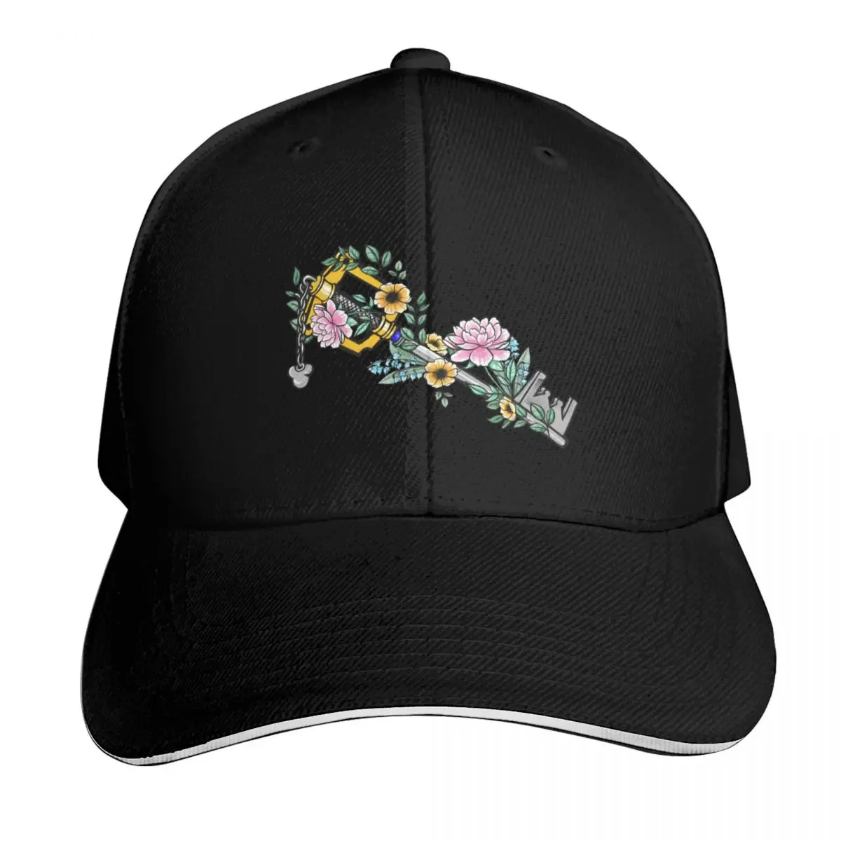Destiny Baseball Cap Contrast Two Tone Brim Snapback Flat Bill Strapback Dad Hat