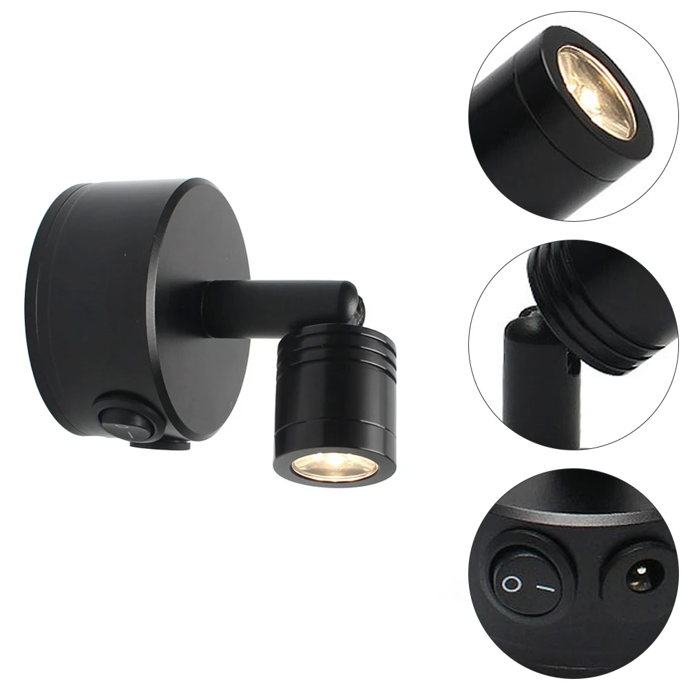 

Rechargeable LED Spotlight Aluminum Tube Ceiling Light Fixture USB Charging Anti Corrosion Adjustable Angle High Brightness