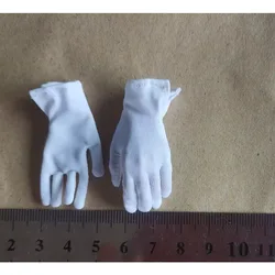 BROWN ART 1/6 Scale Male Soldier Universal White/Grey Gloves Mittens Doll Model for 12inch Toys Action Figures Hand Accessories