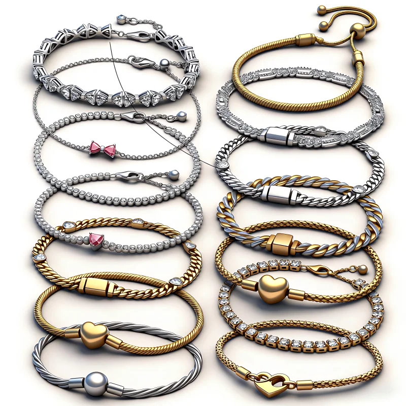 

Новейшие браслеты из стерлингового серебра 925 пробы, 16-21 см, с сердечками, розовыми бантиками и цирконами, регулируемые, для женщин, ювелирные украшения, свадебные аксессуары, подарки