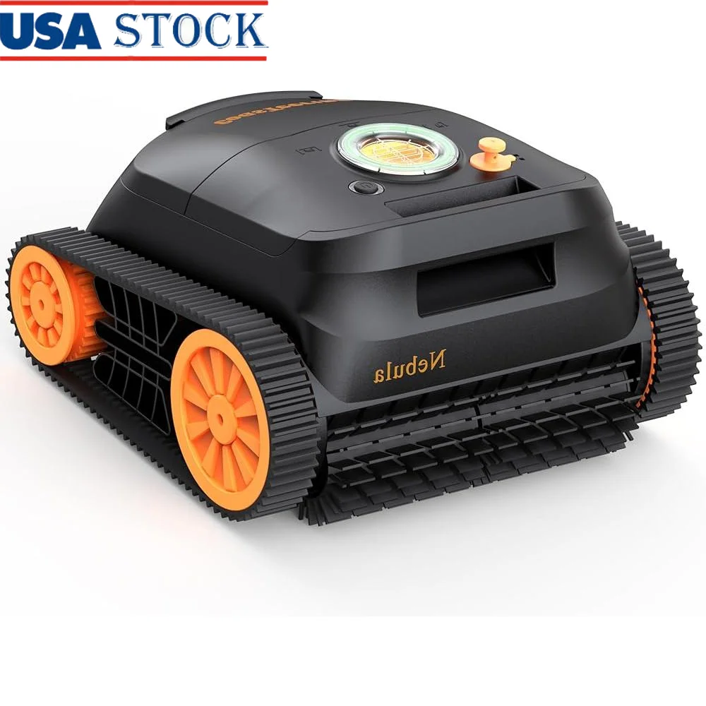 เครื่องดูดฝุ่นสระว่ายน้ําหุ่นยนต์ไร้สายสระว่ายน้ําฝังพื้นผนังและน้ําทําความสะอาดระบบนําทางอัจฉริยะอายุการใช้งานแบตเตอรี่สูงสุด 180 นาที