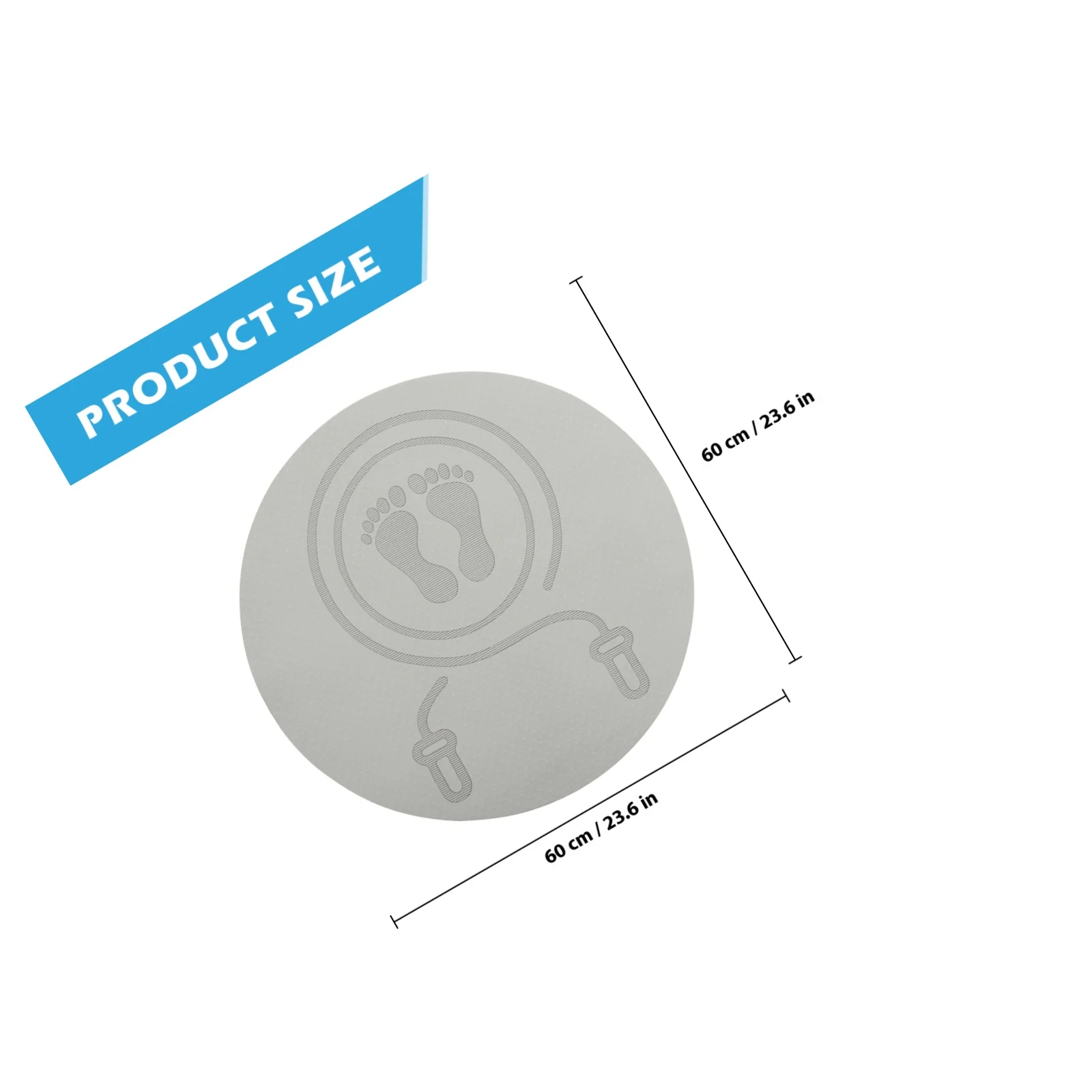 1 قطعة عدم الانزلاق الانتقال حبل حصيرة 40X150 سنتيمتر Tpe اللياقة البدنية الكلمة حصيرة للمنزل تجريب اليوغا بيلاتيس داخلي ممارسة الصالة الرياضية استخدام