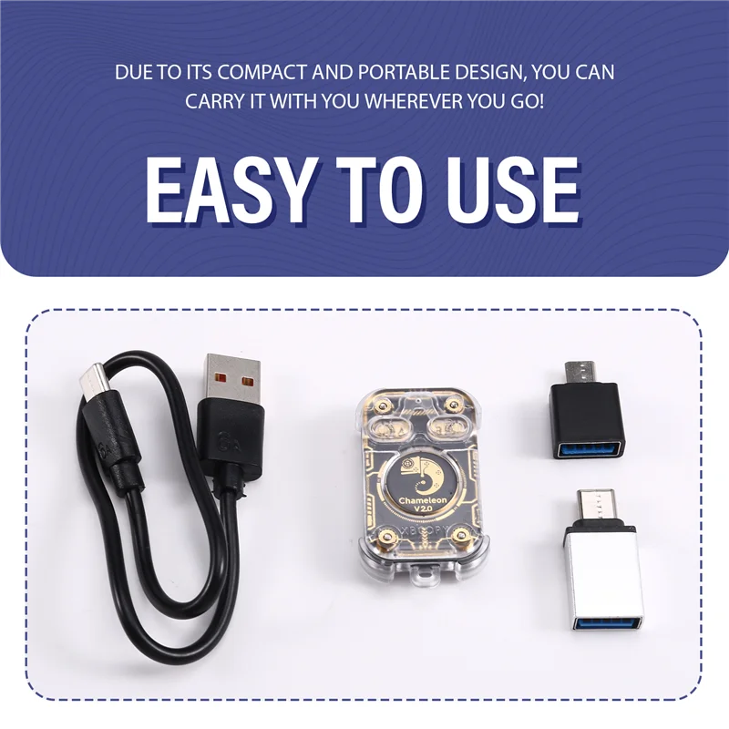 【Hot Items】Chameleon V2.0 RFID Smart Chip Reader 125Khz 13.56Mhz NFC Duplicator Smart Card Emulator Decode Restart