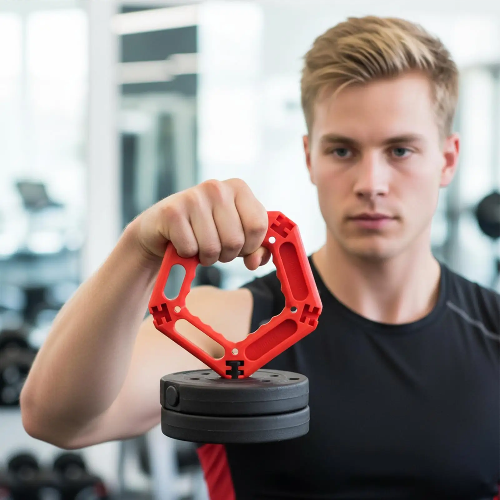 Finger Exerciser Ergonomic Forearm Strength Training Equipment Dumbbell Attachment Finger Exerciser For Youth Teens Grandma