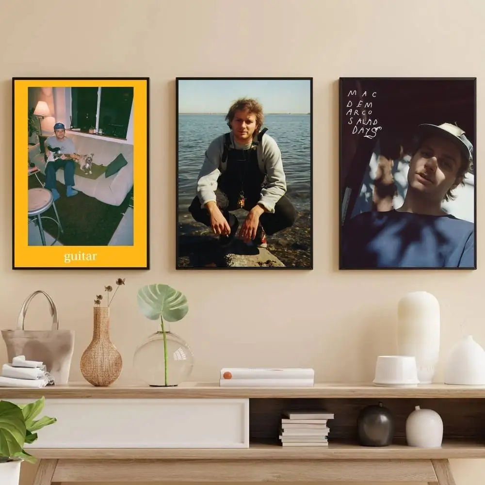 

M-Mac D-DeMarco Poster Self-adhesive Art Waterproof Paper Sticker Coffee House Bar Room