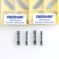 Deskar 100% Original Tdc200 Tdc3 Tdc4 Tdt2 Tdt3 Tdt4 Lf6018 Cnc Lathe Cutter Blades Grooving Carbide Inserts for Stainless Steel