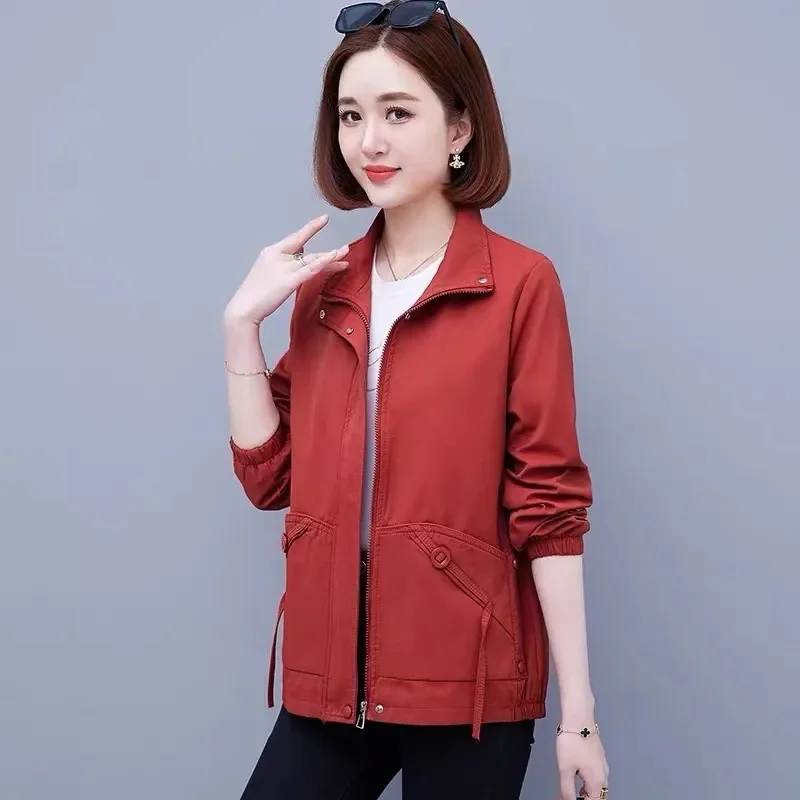 Middle-aged and Elderly Mothers Wear Lapels and Short Coats Ms. 2024 Spring and Autumn New Loose Casual Tops and Fashion Jackets