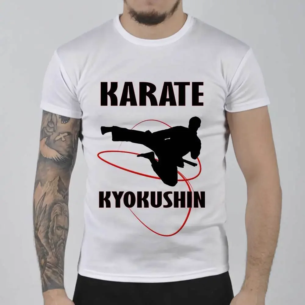 Cool Design Shotokan Karate Composition T-Shirt 100% Cotton O-Neck Summer Short Sleeve Casual Mens T-shirt Size S-3XL