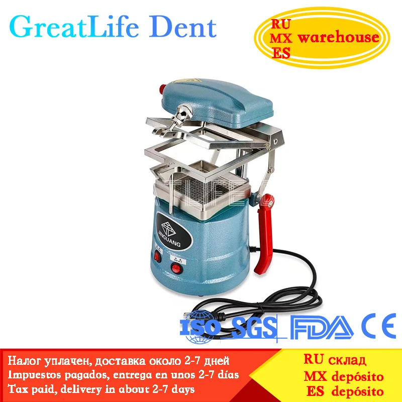 GreatLife Dent Thermoforming Machine Dental Lab Vacuum Forming Molding Former Vacuum Forming Machine