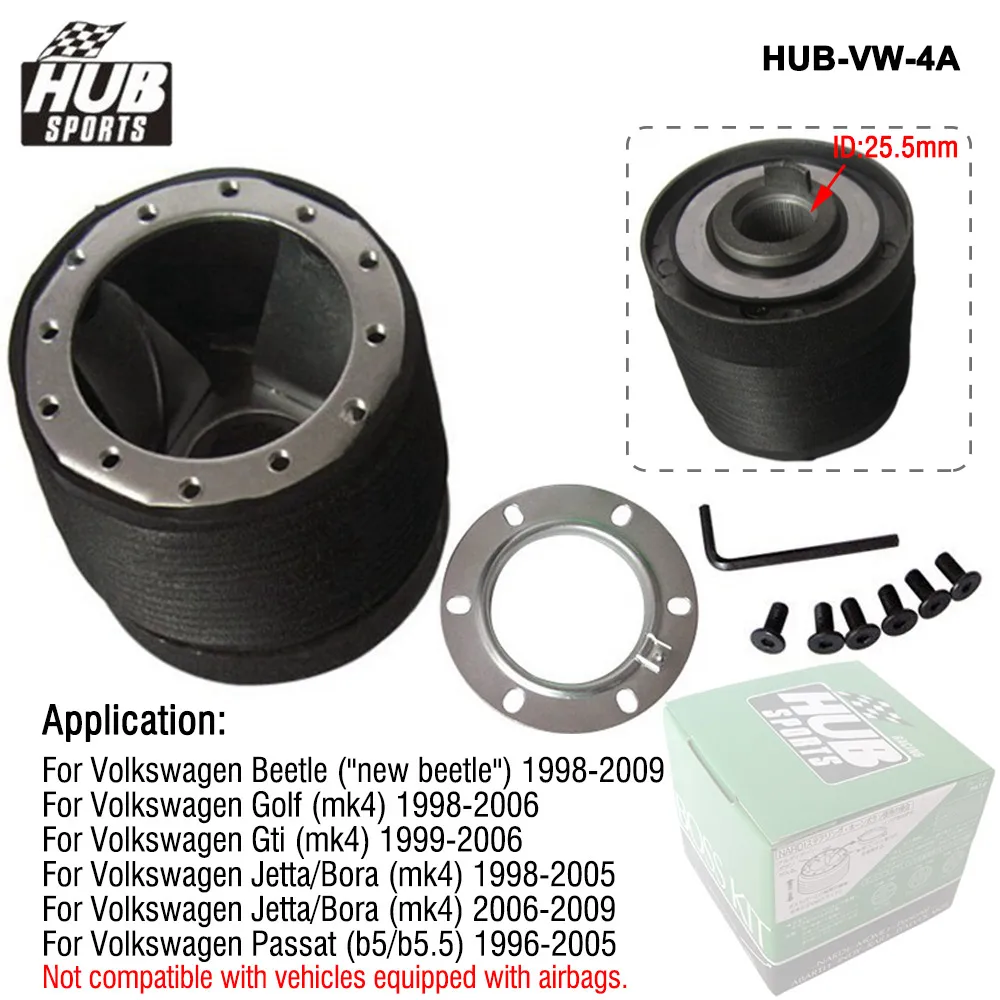 EPMAN Universal JDM Style 6-Bolt Steering Wheel Hub Adapter Quick Release Boss Kit For Volkswagen/Renault/Opel/Land Rover etc.