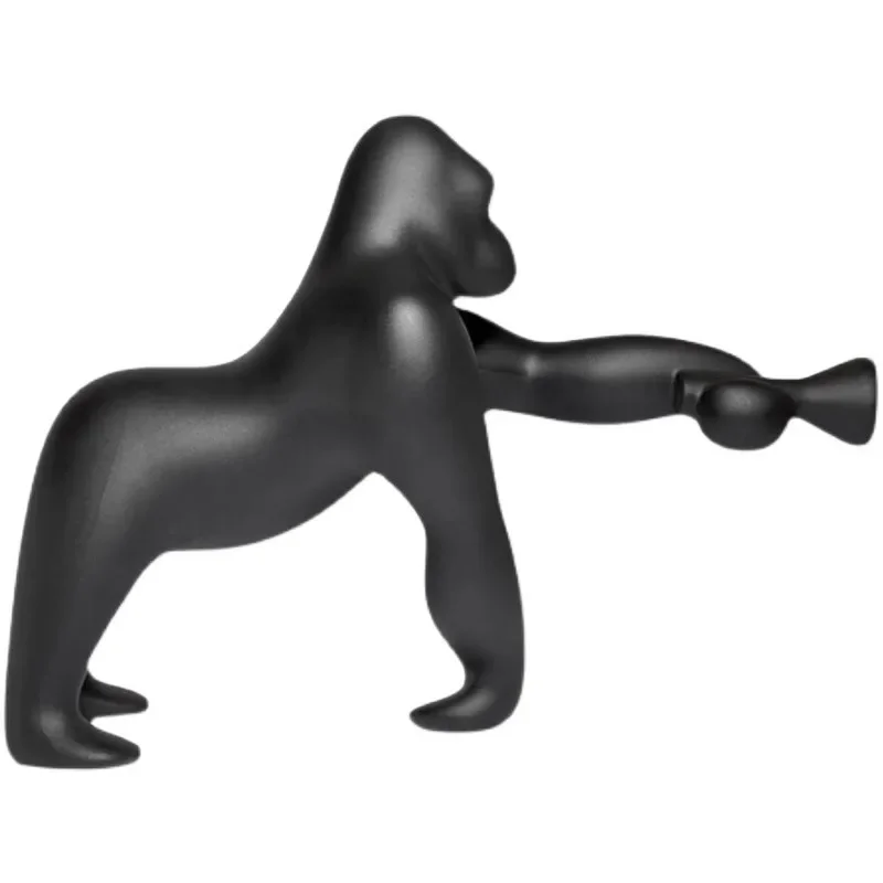 

Gorilla floor lamp, King Kong high-end sculpture, art ornament