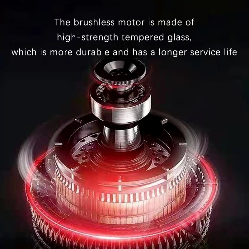 Brushless Motor substituição para serra elétrica sem fio, vidro temperado de alta resistência, ferramentas elétricas, acessório de atualização, 4 ", 6", 8"