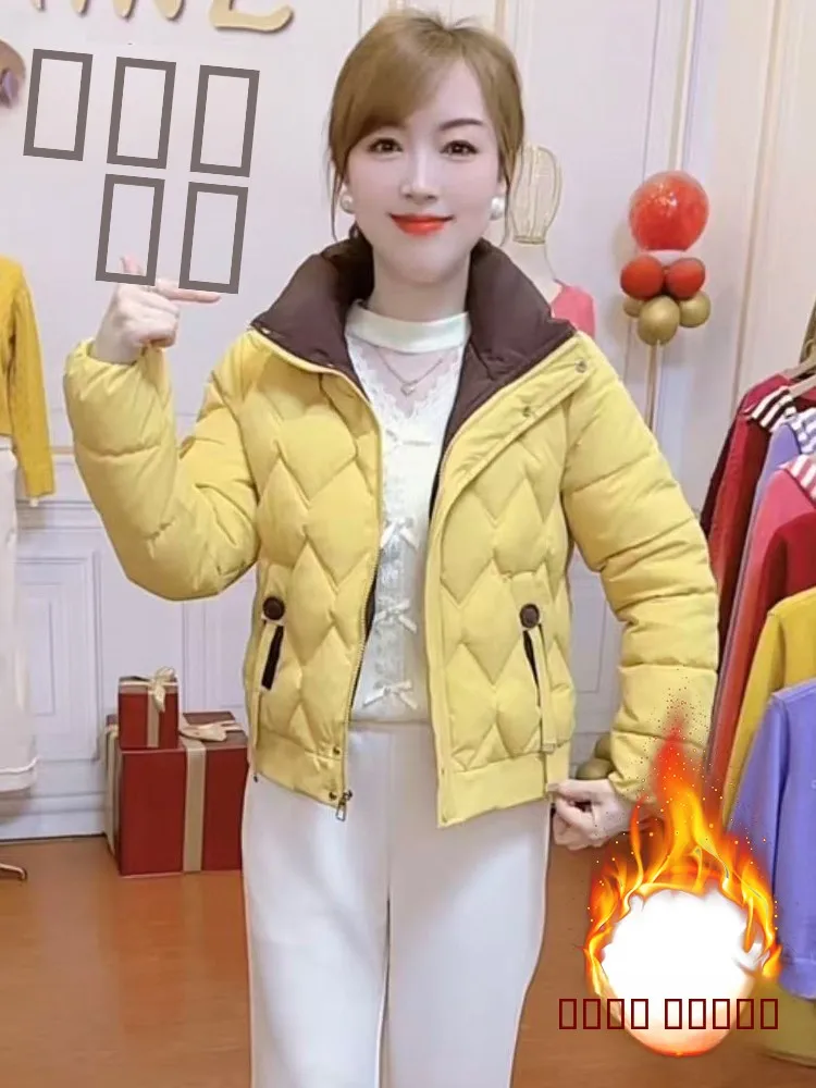 

Уникальное европейское пальто из утепленного хлопка с меховой подкладкой, женское модное и уютное хлопковое пальто, верхняя одежда