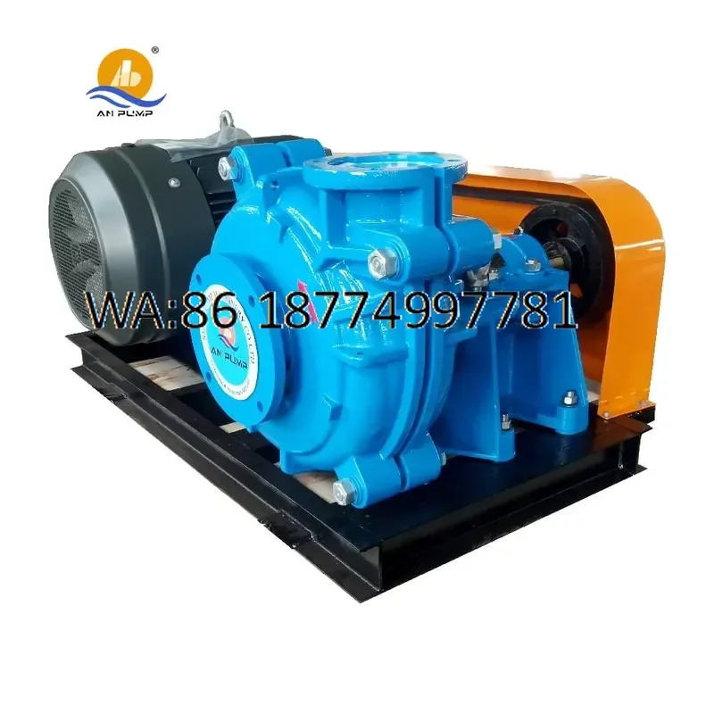 custom Metal Chrome Mineral Lining Slurry Pump for China Manufacture