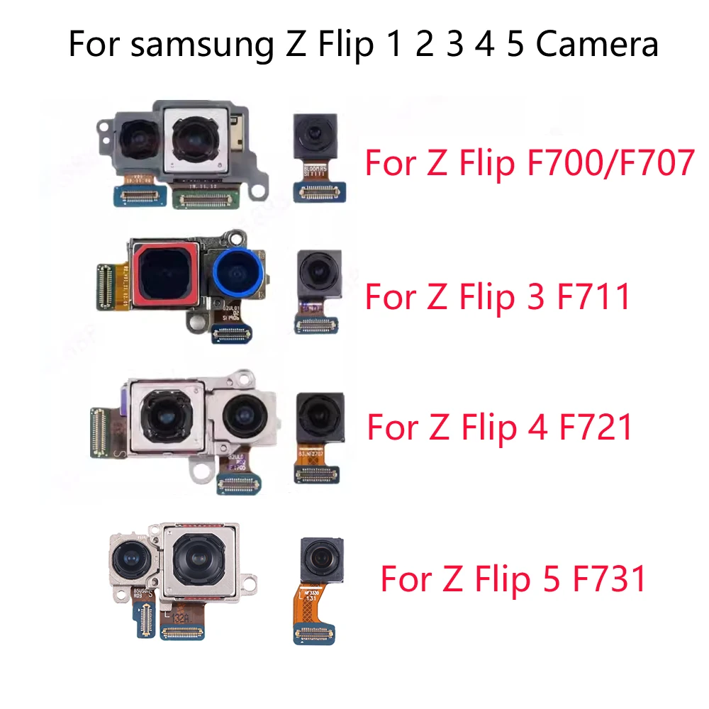 

Back Rear Camera Facing Front Camera For Samsung Galaxy Z Flip 3 4 5 F700 F707 F711 F721 F731 Back front Camera Modules