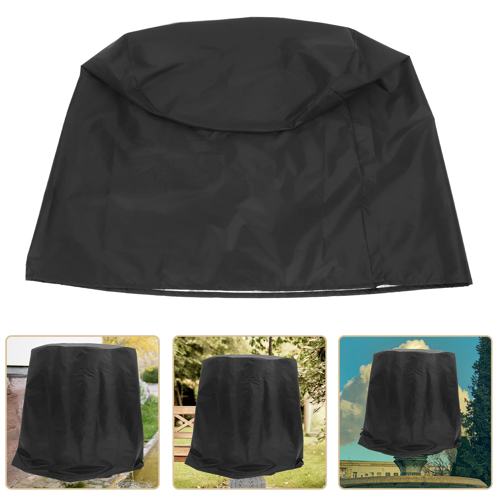 

Bird Bath Cover Outdoor Garden Fountain Protector Waterproof Winter Rainproof Cover For Statues Fountains Stone Decor Heavy Duty