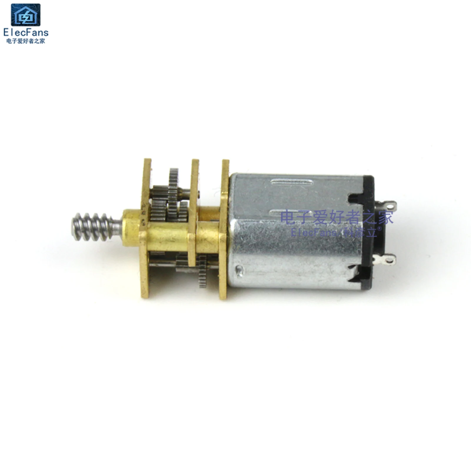 Worm N20 Reduction Motor DC Low Speed Motor with Metal Gearbox DC3V-6V 37-74 Rpm