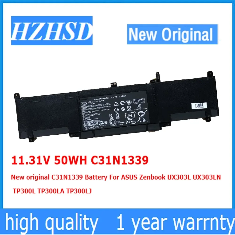 

11.31V 50WH C31N1339 New original C31N1339 Battery For ASUS Zenbook UX303L UX303LN TP300L TP300LA TP300LJ