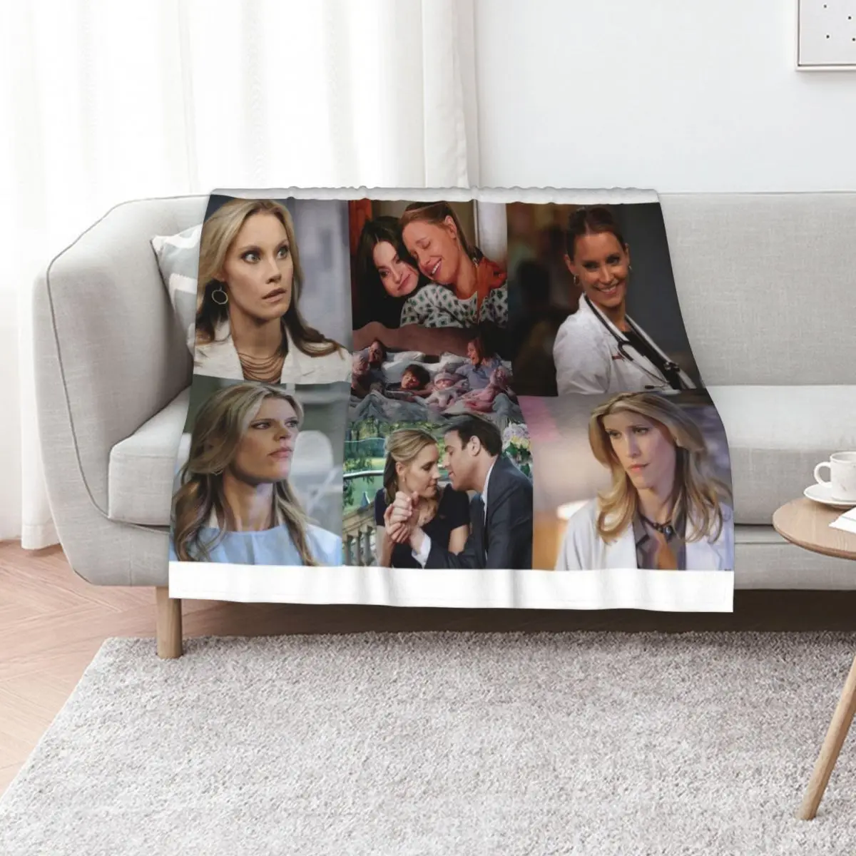 

Charlotte King Large Collage Designed for Blankets Throw Blanket blankets ands Shaggy Decoratives Camping Blankets