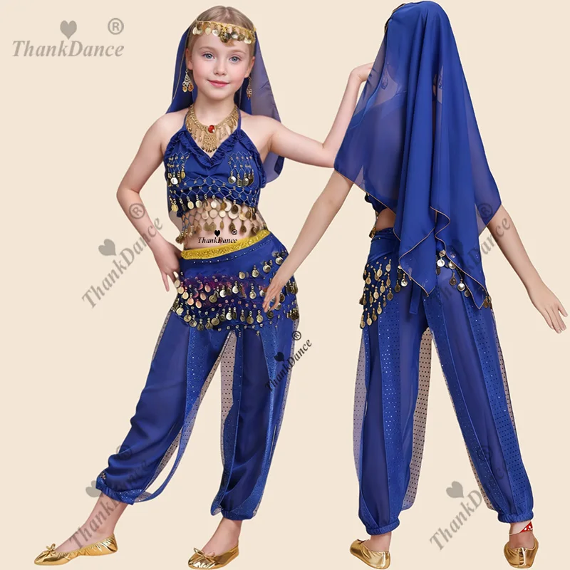 Strój do tańca orientalnego dla dziewczynki, kostium do tańca brzucha dla dzieci, kostiumy do tańca brzucha dla dziewcząt, kostiumy sceniczne, kostiumy do tańca brzucha dla dzieci