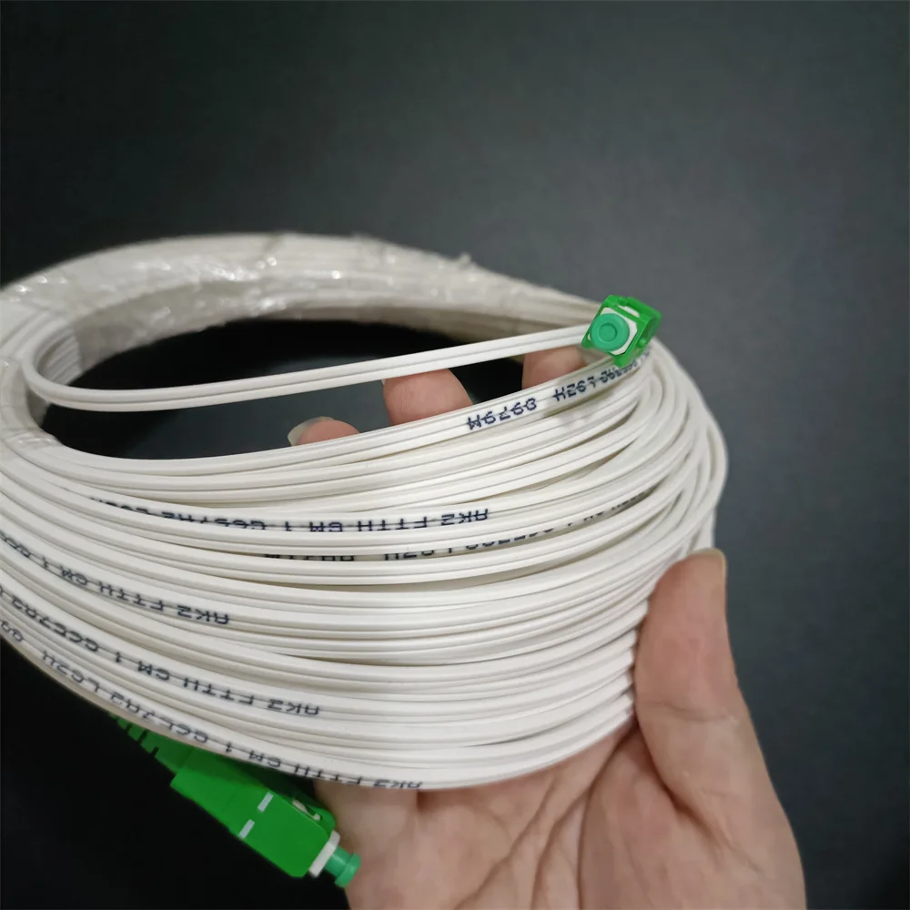 Fiber Optic Cable  SC/APC  to  SC/APC  Drop Fiber Single-mode Indoor Extension Cable Simplex Converter Patch Cord 3M/20M/30M