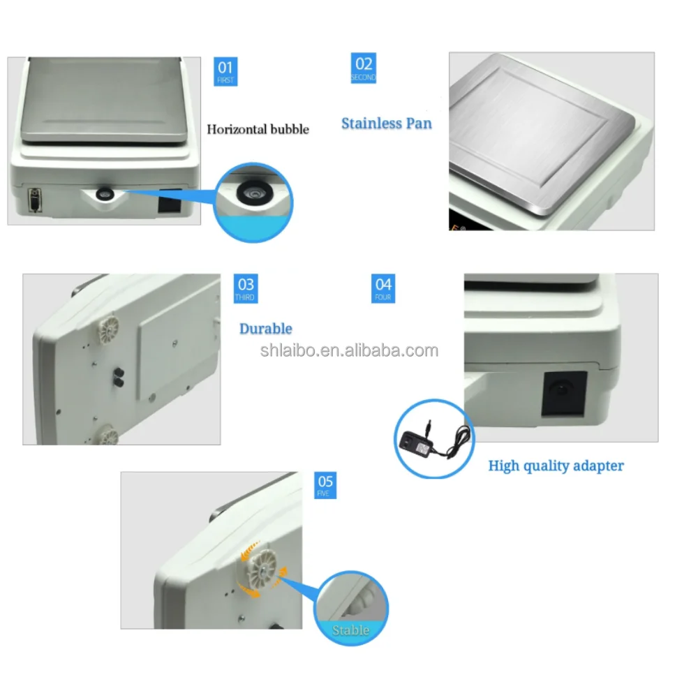 Precision Scale with High-Quality Load Cell Supports Wide Capacity Range and Accurate Gram Scale