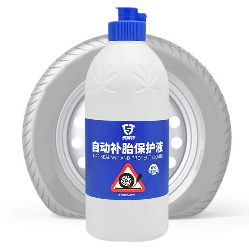 Bicycle Tire Sealant Anti-Freezing Repair Sealant For Flat Tire 500ml Low-Temperature Resistant Tire Sealant For Scooters Motorc