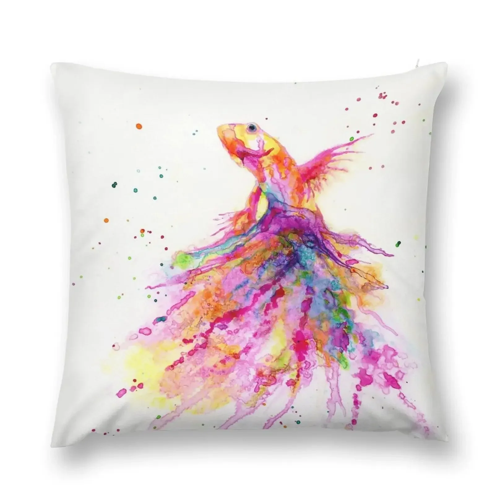 

Colorful Betta Fish Throw Pillow Decorative Pillow Covers For Sofa Sofa Cushions pillow
