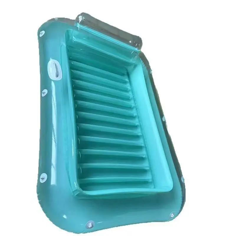 Inflatable pool lounge chair new swimming outdoor dual-purpose water leisure floating bed bathing single portable folding simple