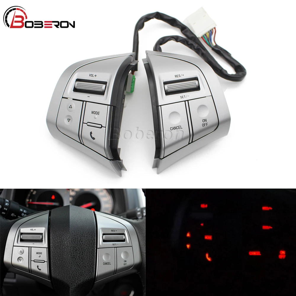 

Круиз-переключатель для Isuzu D-max mux с постоянной скоростью, панель рулевого колеса, пульт дистанционного управления, радио, аудио, кнопка управления громкостью