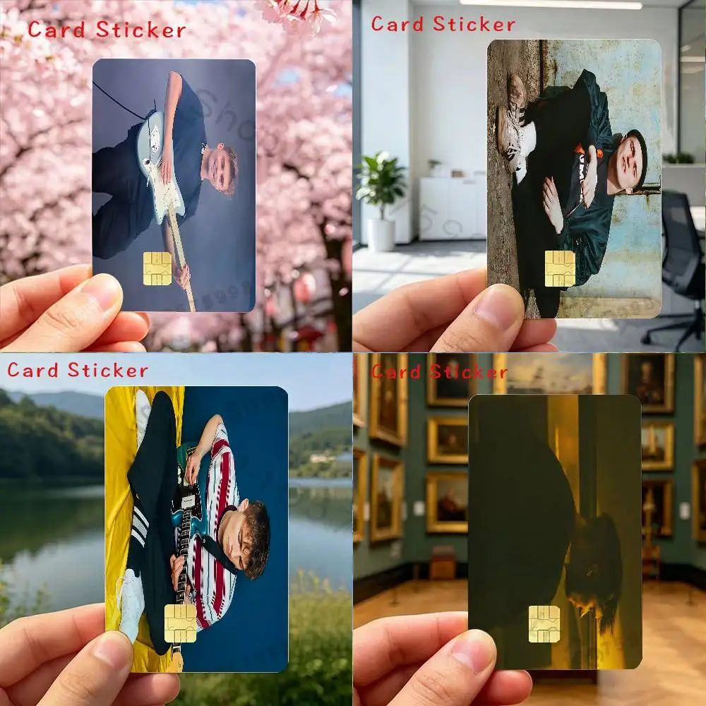 S-Sam F-Fender Rein Me In Holographic Laser Shinny Film Skin Cover Sticker for Debit Credit Card Bank Card