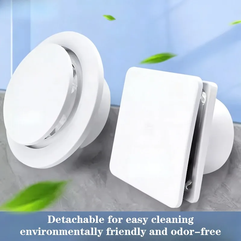Ventilasi AC Modern Bulat ABS, Kisi-kisi Plastik untuk Ventilasi Kantor dan Rumah