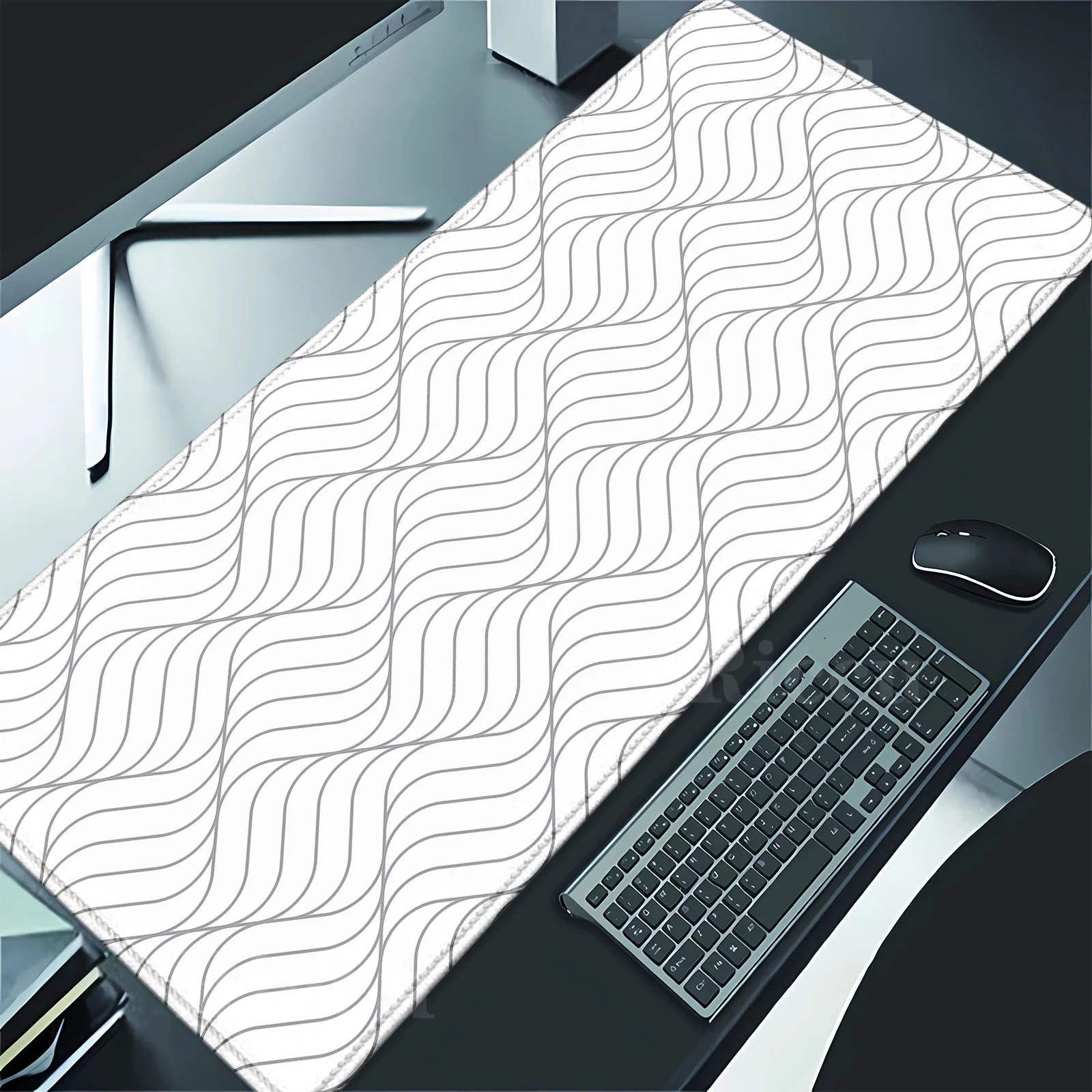 

Line art mouse pad XXL large keyboard Gamer desk pad non-slip rubber gaming mouse pad laptop mouse carpet Esports peripherals