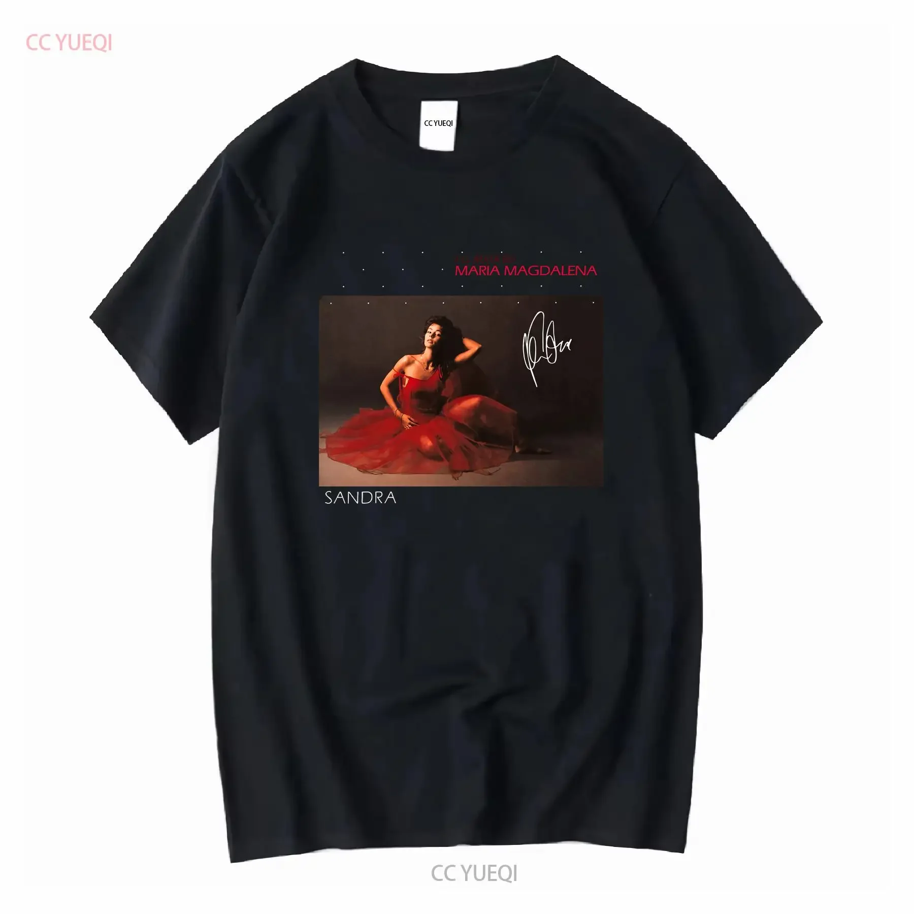 Camiseta I WILL NEVER BE MARIAH Sandra Ann Lauer, clásica, negra, S 5XL, Y1862, manga larga o corta, vintage, lavada, cómoda